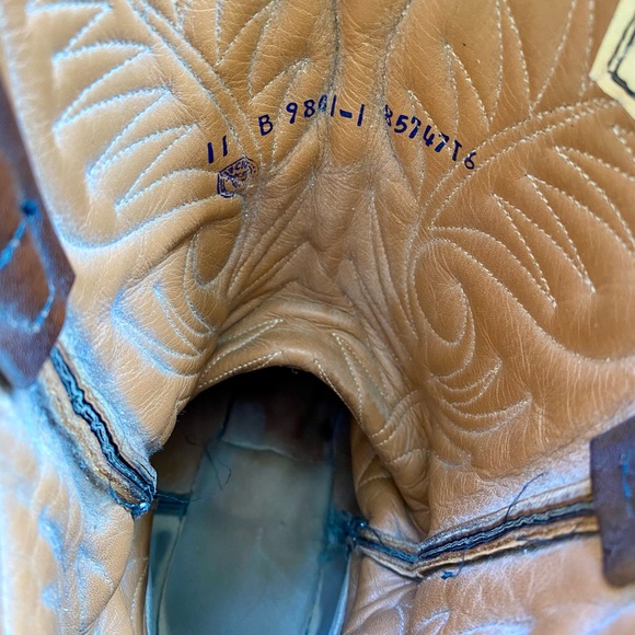 Red Wing Pecos 9801-1 Brown Western Stitched Workwear Boots 11 B Made in USA - Picture 2 of 6